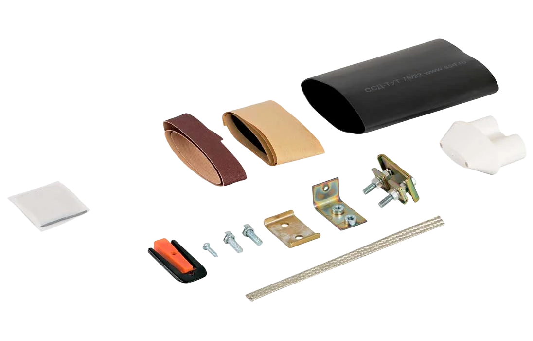 Комплект ССД №9 для ввода ОК (для ввода транзитной петли ОК с проволочной броней и с повивом из синтетических нитей) (МТОК-Б1, В2, В3, К6, ББ)