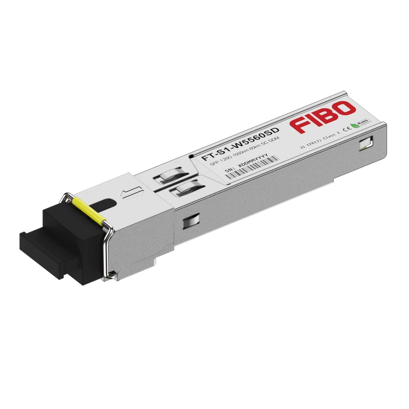 SFP Трансивер FIBO 1000BASE-BX60-D модуль 1550/1310нм 60км