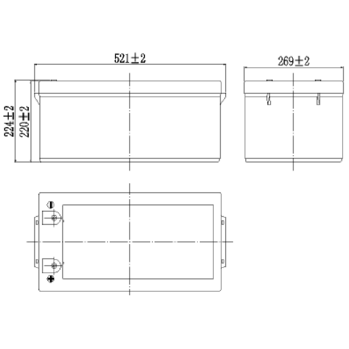 Аккумуляторная батарея MNB Battery MM 250-12