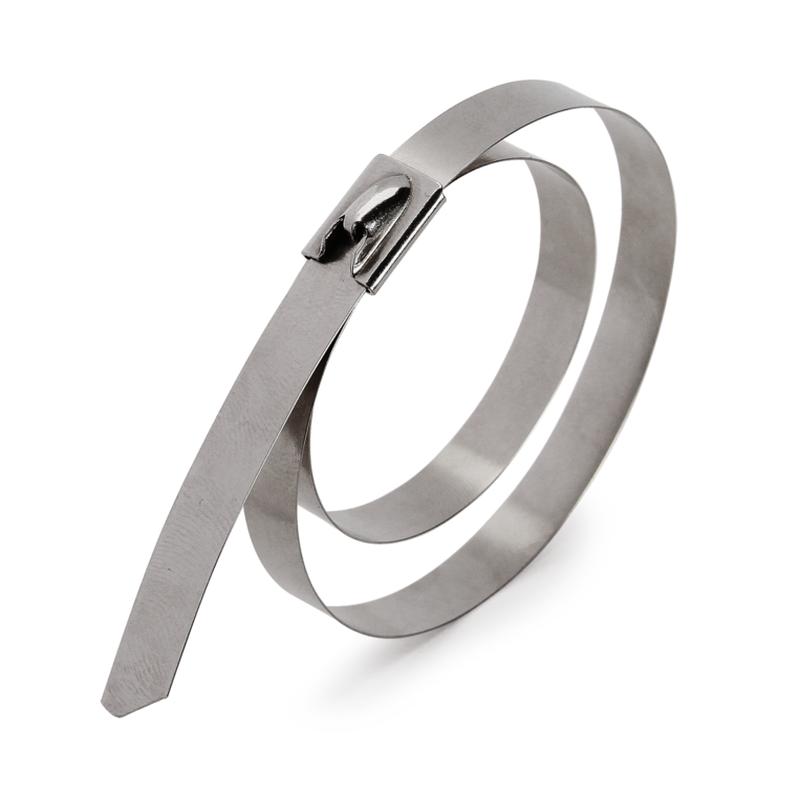 Стяжка стальная под двойной обхват Fortisflex СКС-2 (304) 12х1000