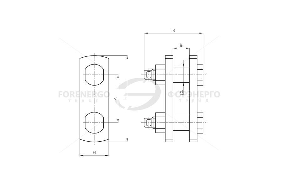 Звено промежуточное двойное 2ПР-30-1